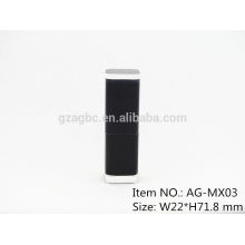 Elegant Plastic Quadrate Lipstick Tube Container AG-MX03, cup size 11.8/12.1/12.7mm, Custom colors